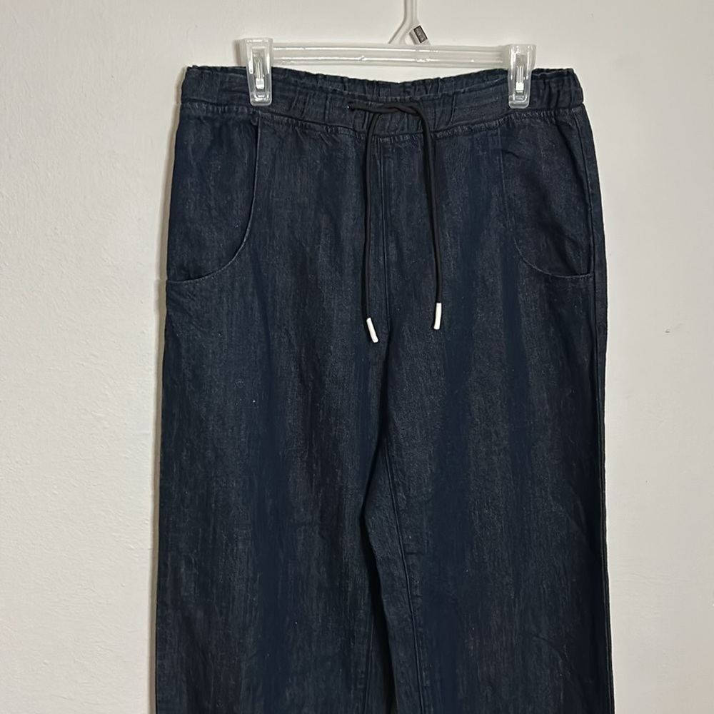 Askk Ny Lazy Jack linen and cotton blend wide leg pants. Womens size 2. Cute! - Picture 2 of 7